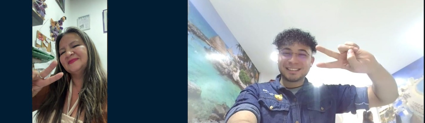 Martha, en su asesoría por videollamada con el equipo de Link King Travel