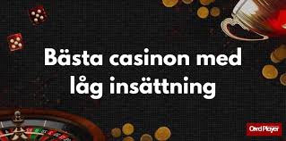 Casino med lägst insättning Utforska de bästa alternativen