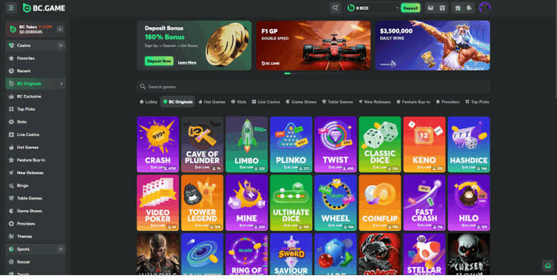 Explore the Thrilling World of BC.Game Online Crypto Casino